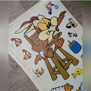 Looney Tunes Loveables Vintage 95 Wall Decals Nursery Art Wallpaper Stick Ups